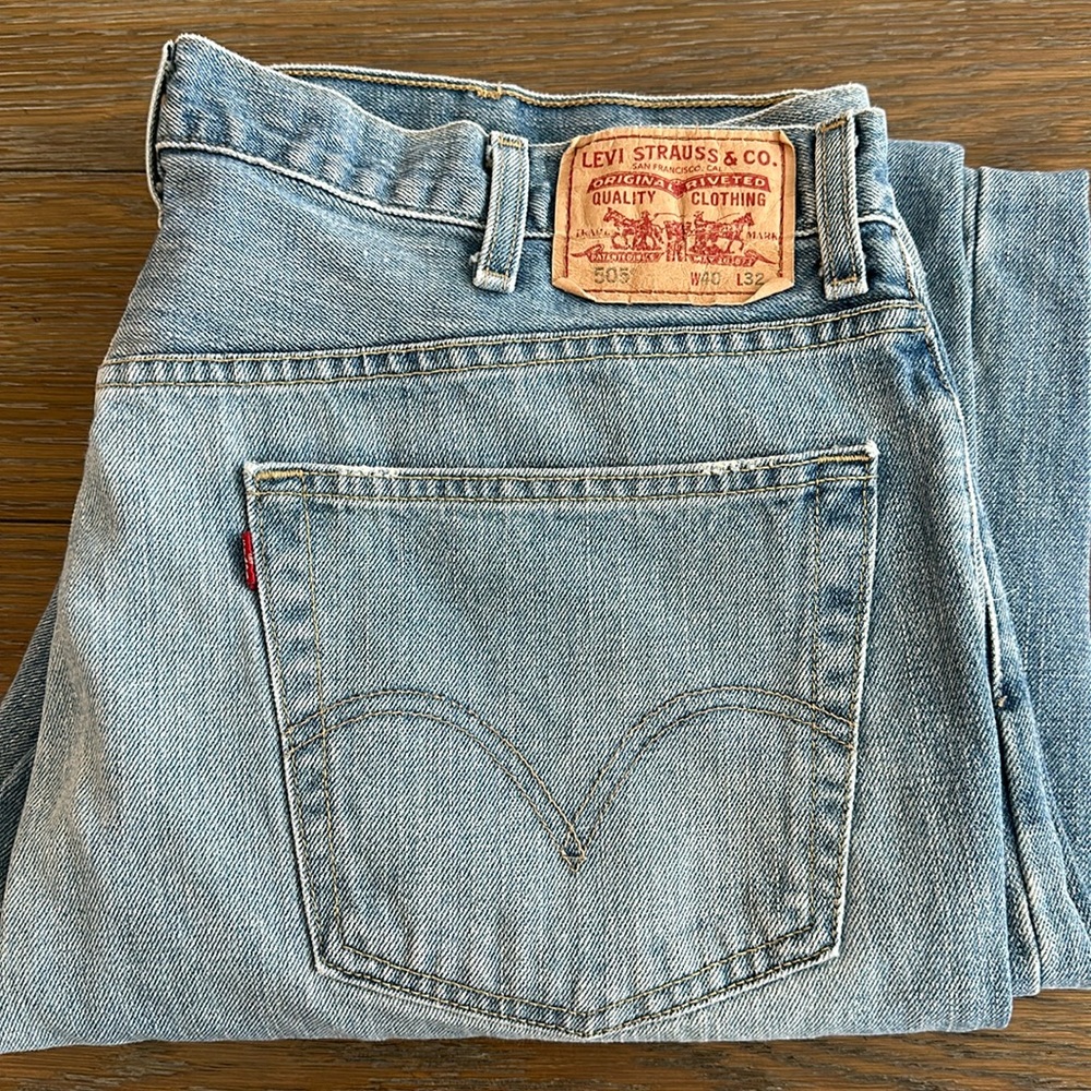 Levi’s 505 regular‎ fit jeans size 40/32